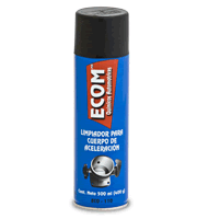Limpiador aerosol para cuerpos de aceleración fuel injection
